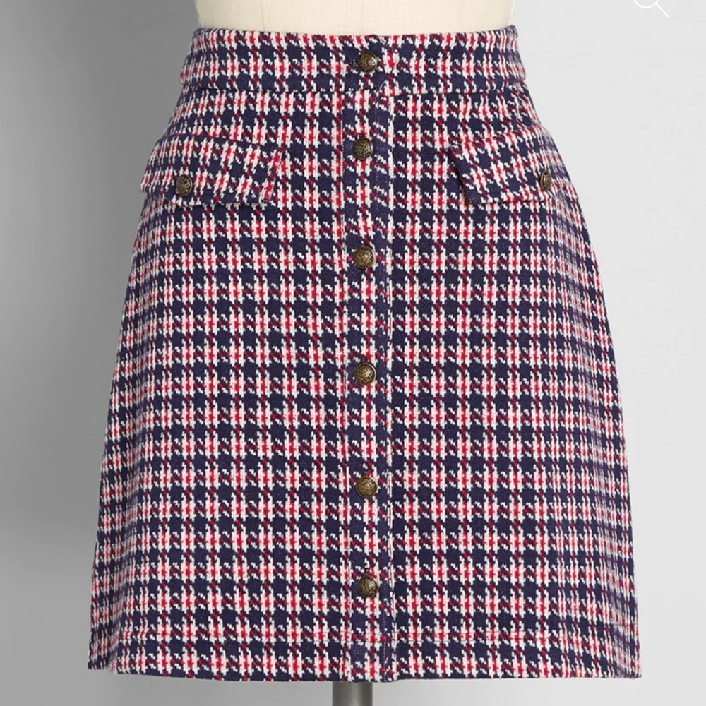 Hot button issue aline skirt modcloth plus size